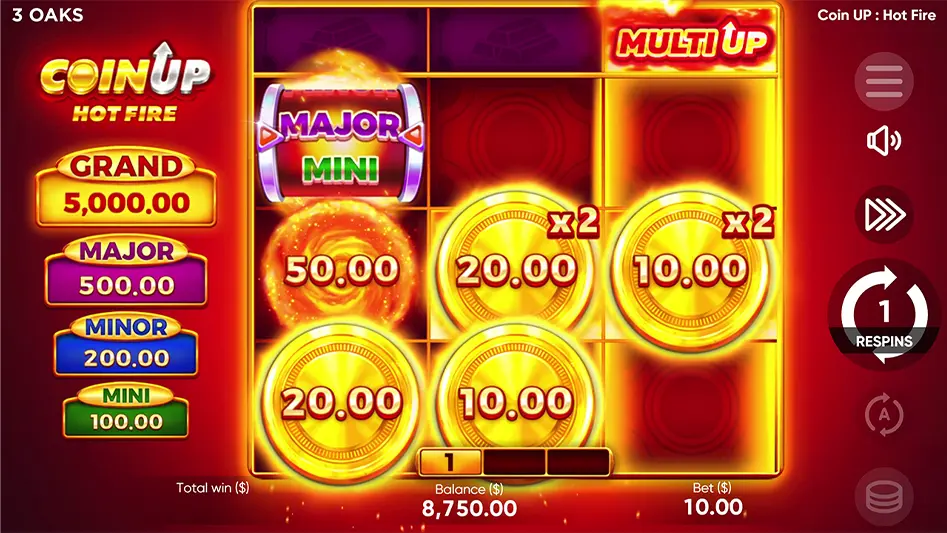 Coin Up Hot Fire